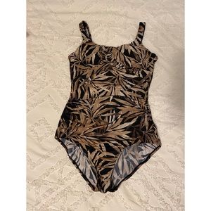 Lands’ End - Women’s One Piece Swimsuit - 12 LONG